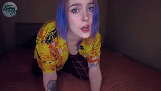 Stacey Mun şappıldadır öz böyük ağ butt o vaxta qədər ki, o, daha çox bilməz, bu gün