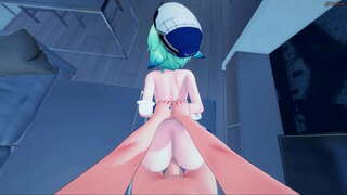 Sucrose POV sex doggystyle, सवारी आफ्नो डिक cowgirl सम्म त्यो हुन्छ care.