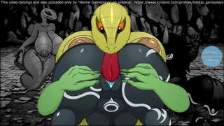 ���ानव लड़की हो जाता है गधे गड़बड़ द्वारा सांप अश्लील खेल