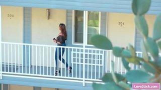 Stepmom mangan dheweke teen lesbian stepdaughters wulu cunt