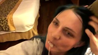 Ŧ�吸私のコックを招いて他の参加を得つCumshotsご褒美として作成-BunnieAndTheDude